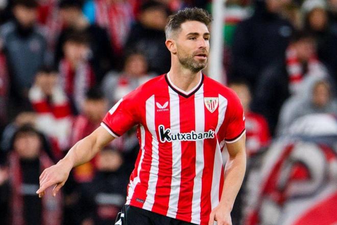 El central Yeray, ante el Barça en San Mamés (Foto: Athletic Club).