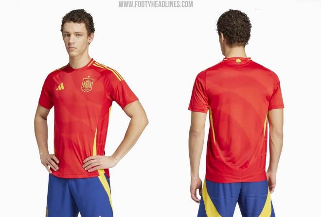 La camiseta de España para la Eurocopa 2024 (Foto: Footy Headlines).