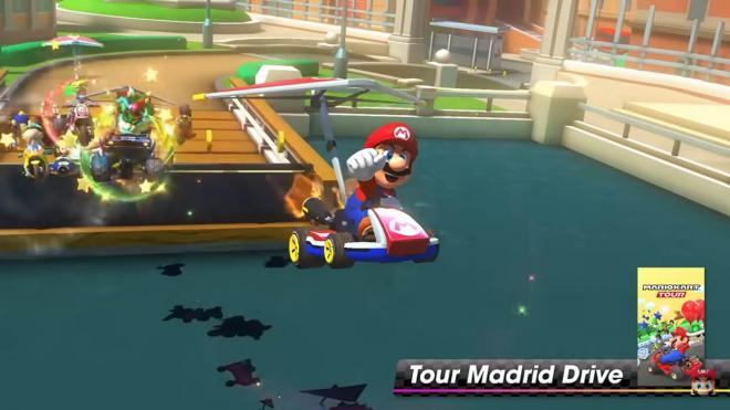 Super Mario en el Mario Kart.