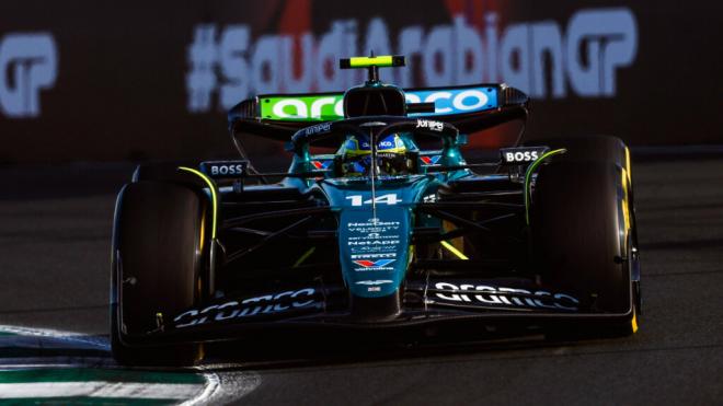 Fernando Alonso, en el GP de Arabia Saudi (Foto: Cordon Press).