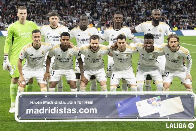 El once del Real Madrid ante el Celta (Foto: LALIGA).