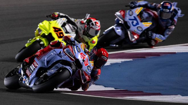 Marc Marquez, durante el GP de Qatar. (Cordon Press)