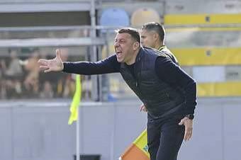Roberto D'Aversa, durante un partido (Foto: Cordon Press)