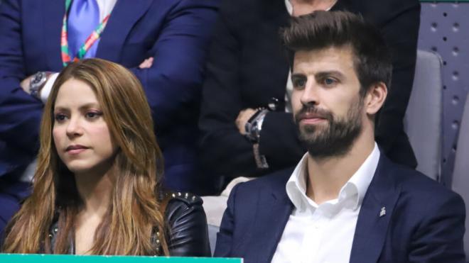 Shakira y Gerard Puiqué en un partido de tenis (Europa Press)
