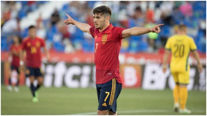 Brahim Díaz debutó con la selección española absoluta en 2021 (Foto: Cordon Press).