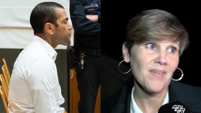 Inés Guardiola a la salida del juicio de Dani Alves (Europa Press)