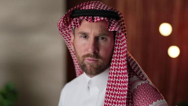 Leo Messi, nueva imagen de una marca de ropa en Arabia Saudí: 