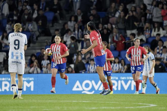 El Atlético de Madrid marcó un gol en el Reale Arena (Foto: Giovanni Batista).