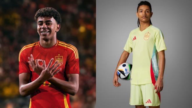 Las camisetas de la selección española (Adidas.es)