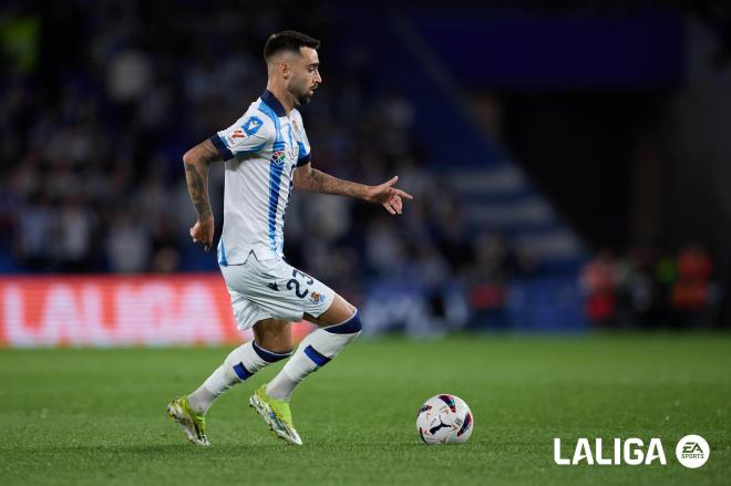 Brais Méndez, en el Real Sociedad - Cádiz (Foto: LALIGA).