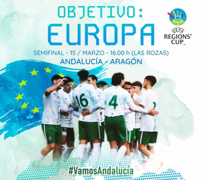 Cómo y dónde ver la Copa Regiones UEFA que disputa Andalucía