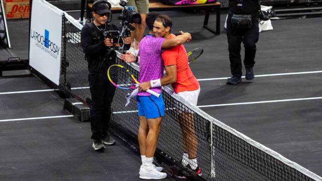 Carlos Alcaraz y Nadal en el Netflix Slam (Foto: Cordon Press)