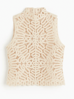 Top crochet de H&M