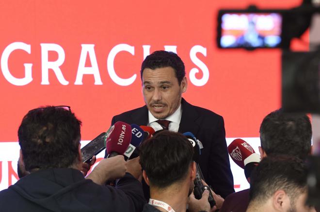 Del Nido Carrasco, tras la Junta de Accionistas (Foto: Kiko Hurtado).