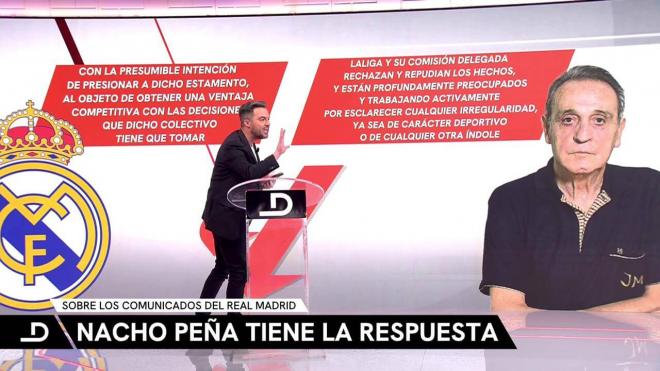 Nacho Peña y la comparación de tonos de comunicados de LaLiga
