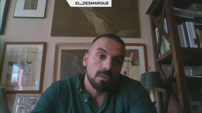 Edu Blasco, en el canal de Twitch de ElDesmarque