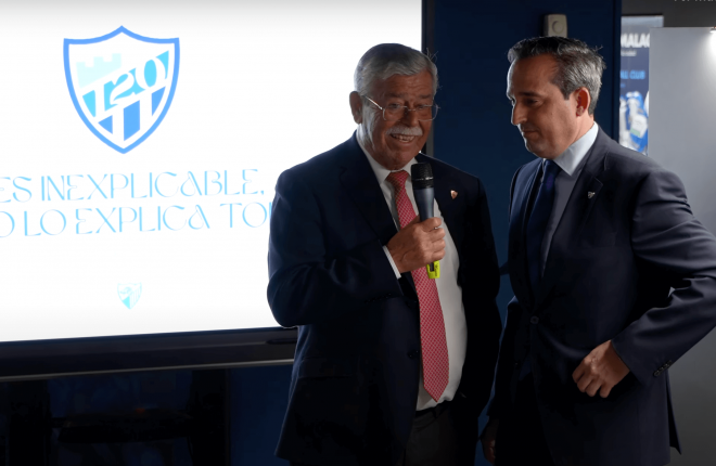 El consejero Paco Martín Aguilar y el director general, Kike Pérez, en el acto de presentación d