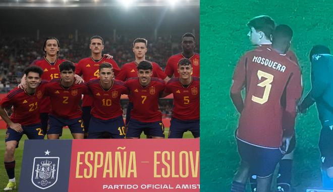 El once de España y el debut de Mosquera.
