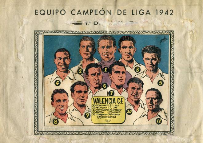 La primera Liga del Valencia CF cumple 82 años.