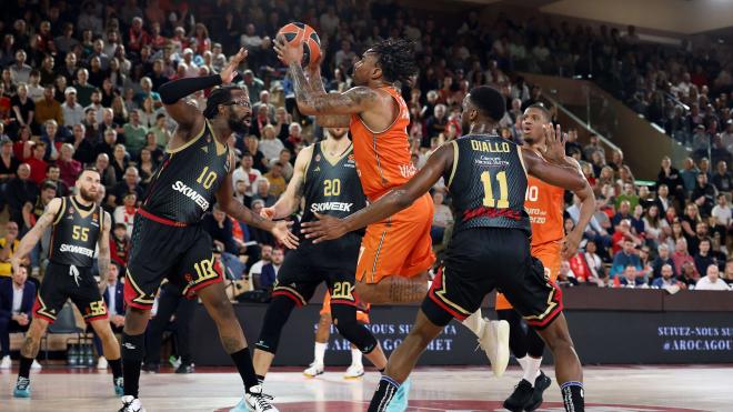 Valencia Basket se vacía sin recompensa en Mónaco (79-78)