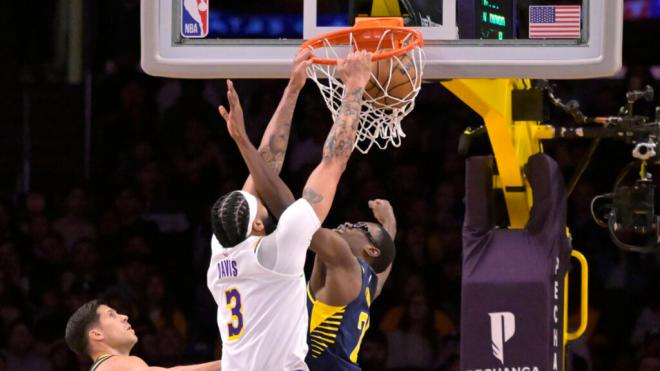 Partido entre los Angeles Lakers y Indiana Pacers (CordonPress)