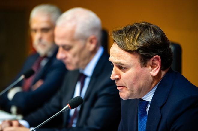 José Danvila, junto a Pablo Sánchez y Jorge Lucas (Foto: LUD).