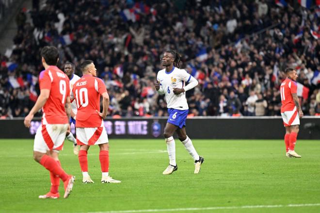 Camavinga, en el partido de Francia contra Chile (FOTO: Cordón Press).