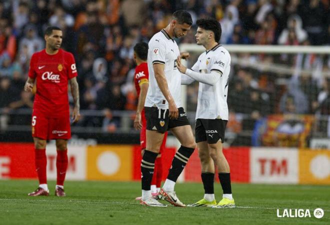 Roman Yaremchuk se lesiona ante el RCD Mallorca (Foto: LALIGA9.