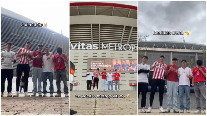 Tour de estadios madrileños en un día: el reto que ya es viral de unos aficionados (@furbodepanas