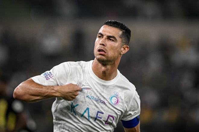Cristiano Ronaldo celebra un gol con el Al Nassr (Foto: Cordon Press)