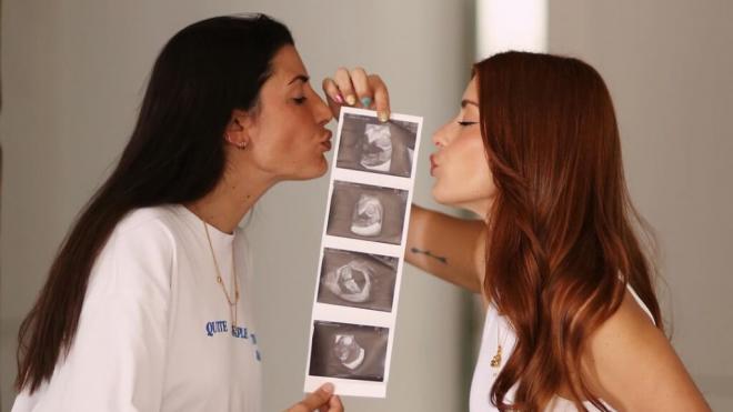 Dulceida anuncia en sus redes sociales, junto con Alba Paul, que está embarazada (@dulceida)