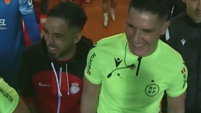 Jaume Costa y la broma a Ortiz Arias antes de la final ante el Athletic: 