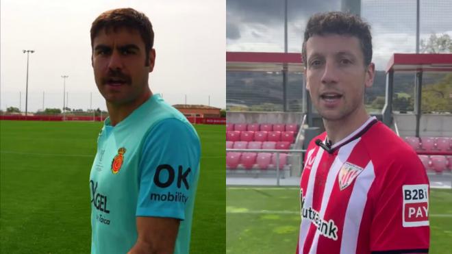 Los jugadores del Athletic y Mallorca se hermanan con el idioma: 