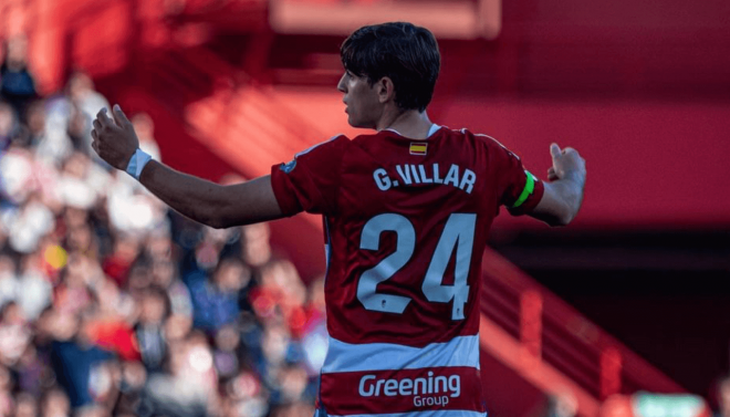 Gonzalo Villar, con el Granada CF (Foto: Instagram @gonzalovillar8).
