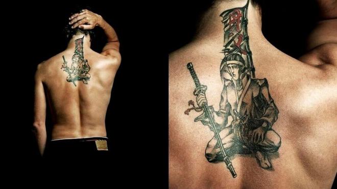 Fernando Alonso y su tatuaje de Samurái