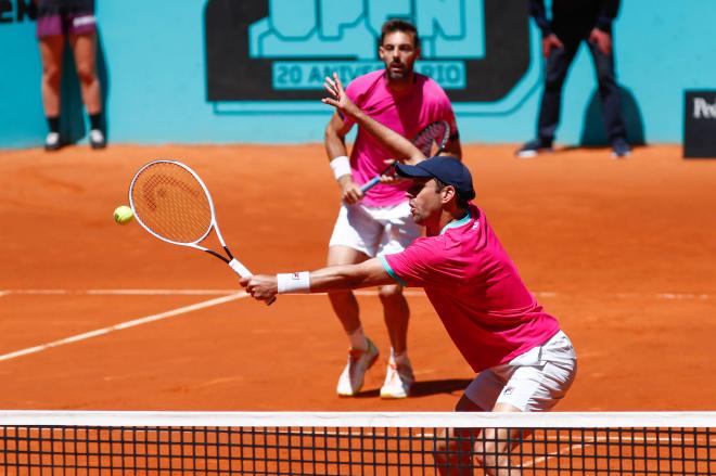 Marcel Granollers y Horacio Zeballos en el Mutua Madrid Open (Foto: Europa Press)