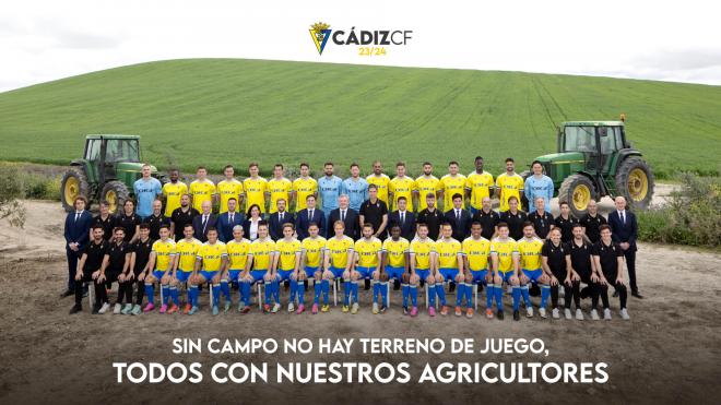 La foto oficial del Cádiz de esta temporada (Foto: Cádiz CF).