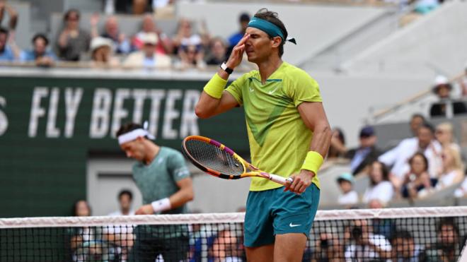 Rafa Nadal durante un partido de Roland Garros (Fuente: Cordon Press)