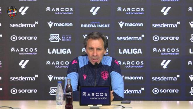 Felipe Miñambres ensalzó el papel de la afición para el partidazo de mañana ante el Real Zaragoza.
