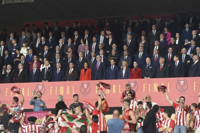 Felipe VI preside el palco de autoridades en la final de Copa del Rey (Foto: Kiko Hurtado).