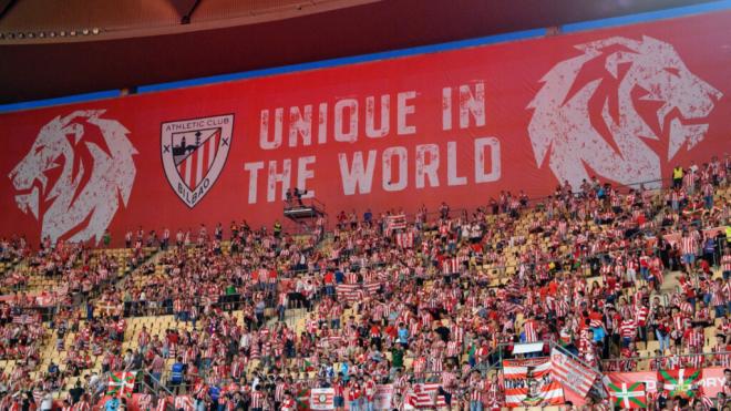 El Athletic comienza ganando la final: los athleticzales superan en número a los hinchas del Mallorca