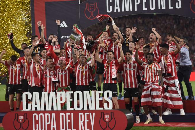 El Athletic Club celebra la Copa del Rey (Foto: ElDesmarque)