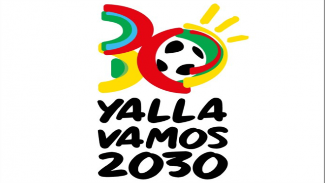Logo oficial Mundial 2030