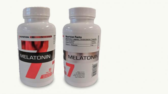 Producto Melatonin 7, cápsulas, retirado del mercado por la Agencia Española de Medicamentos y Pr