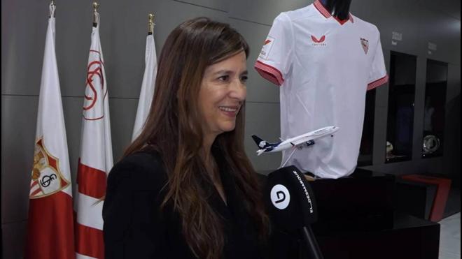 Sonia Oliveras valorar el compromiso alcanzado con el Sevilla