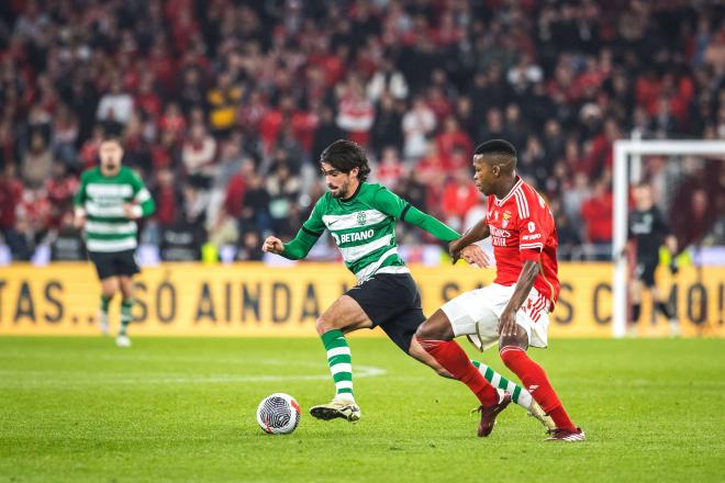 Trincao jugando un partido con el Sporting de Portugal (Foto: Cordon Press).