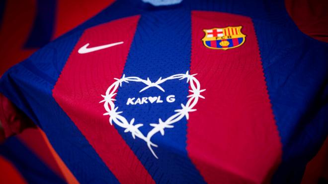 La camiseta que lucirá el Barça en el Clásico (Foto: FC Barcelona)
