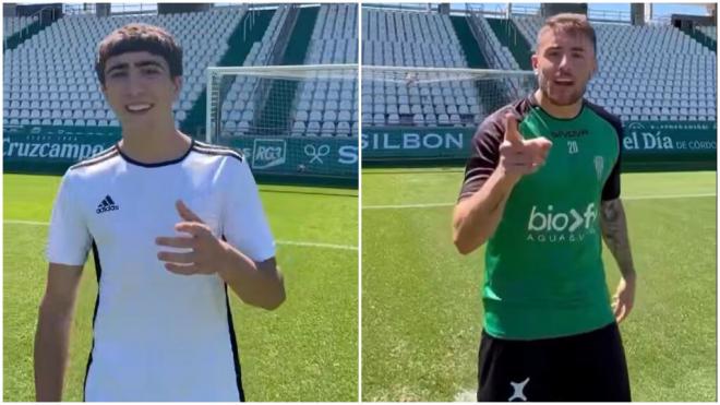 Los Colgaos retaron a factos a dos jugadores del Córdoba CF