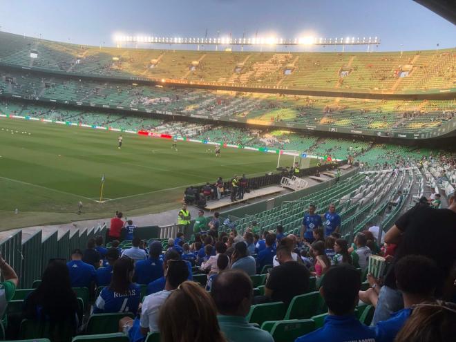 El CD Hernán Cortés, invitado por el Betis al Villamarín. (Foto: @CDHERNAN_CORTES)