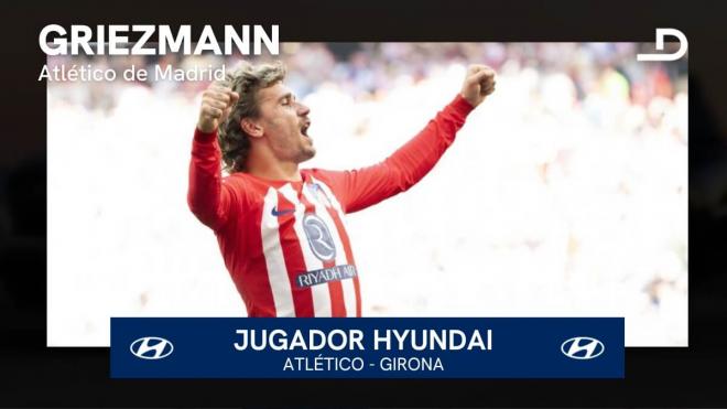 Antoine Griezmann, jugador Hyundai de la jornada 31 en LALIGA EA SPORTS